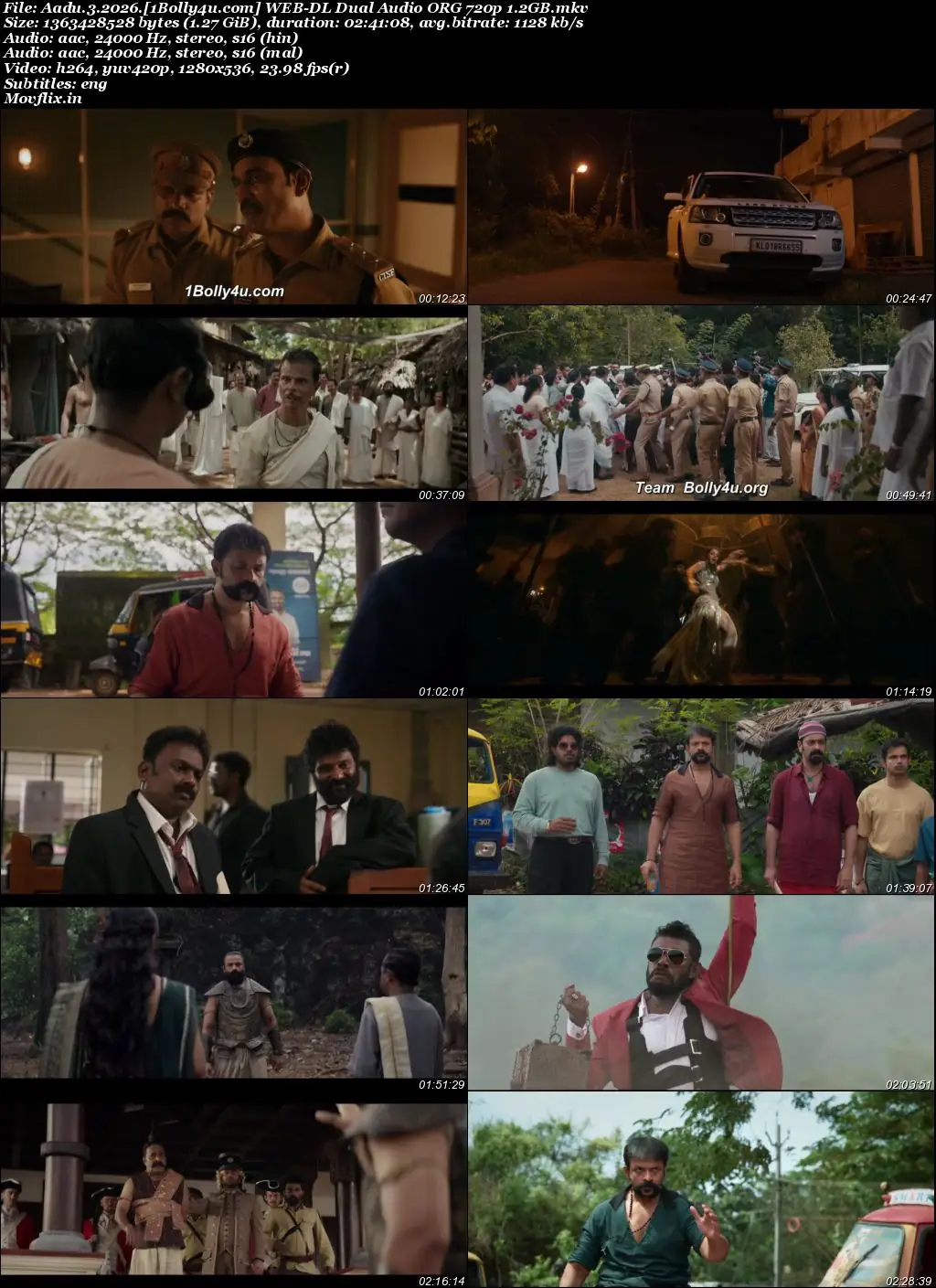 Aadu 3 2026 WEB-DL UNCUT Hindi Dual Audio ORG Full Movie Download 1080p  720p  480p