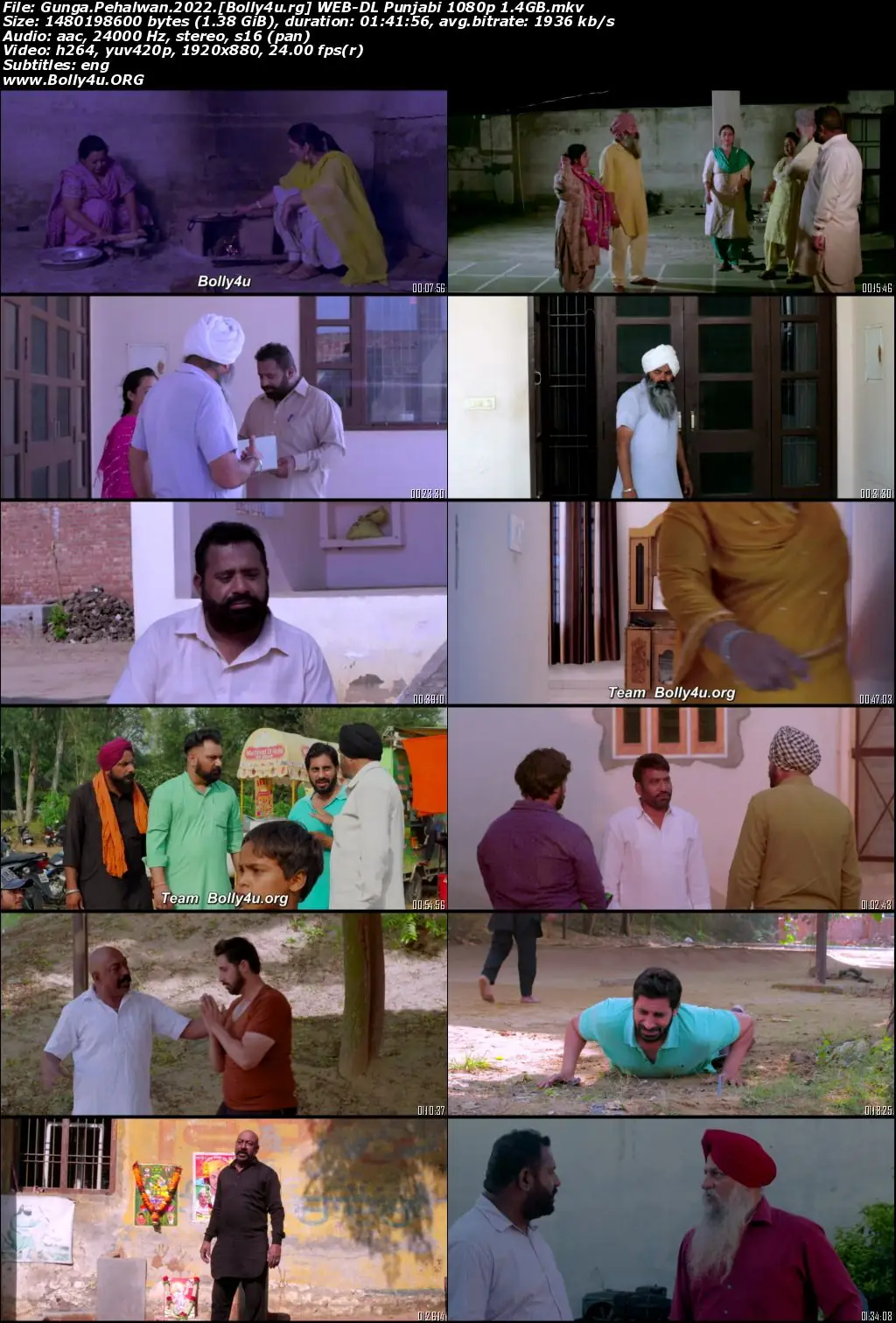 Gunga Pahalwan 2022 WEB-DL Punjabi Full Movie Download 1080p  720p  480p