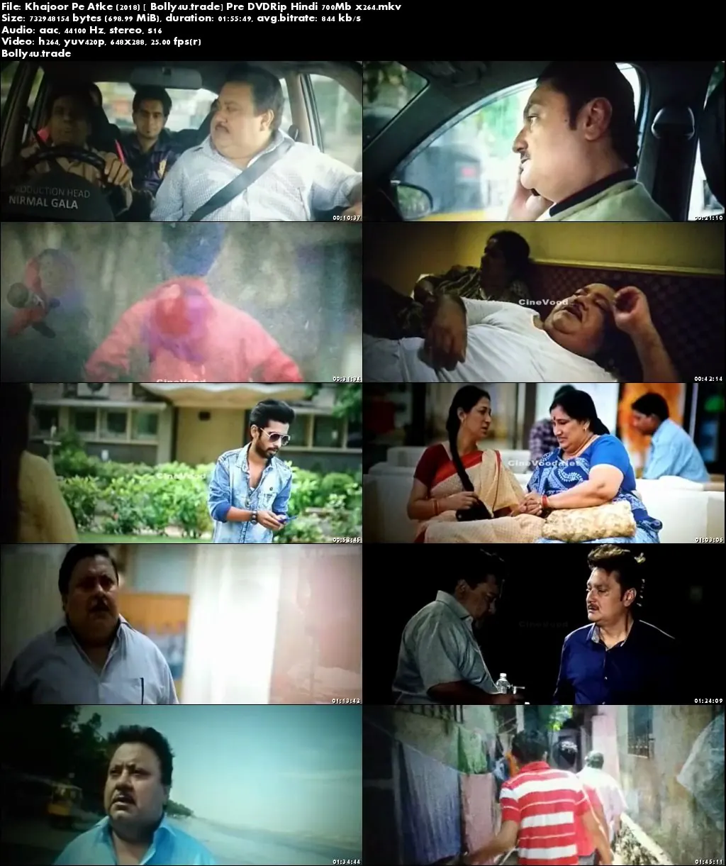 Khajoor Pe Atke 2018 Pre DVDRip 350Mb Full Hindi Movie Download 480p
