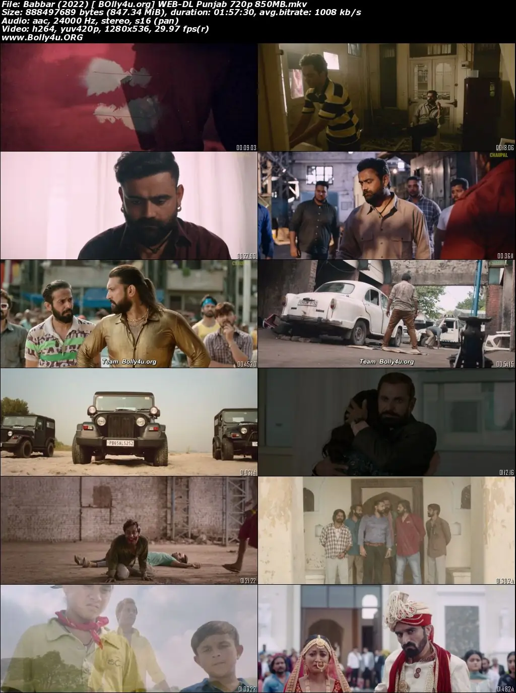 Babbar 2022 WEB-DL Punjabi Movie Download 720p  480p