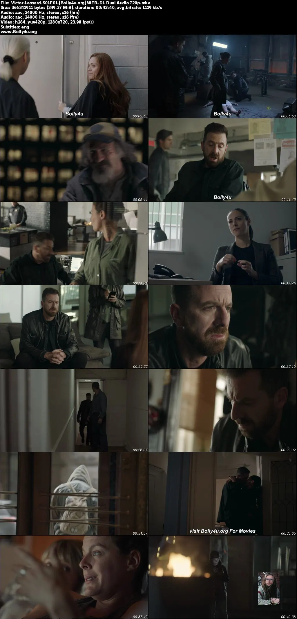 Victor Lessard 2017 WEB-DL Hindi Dual Audio ORG S01 Complete Download 720p  480p