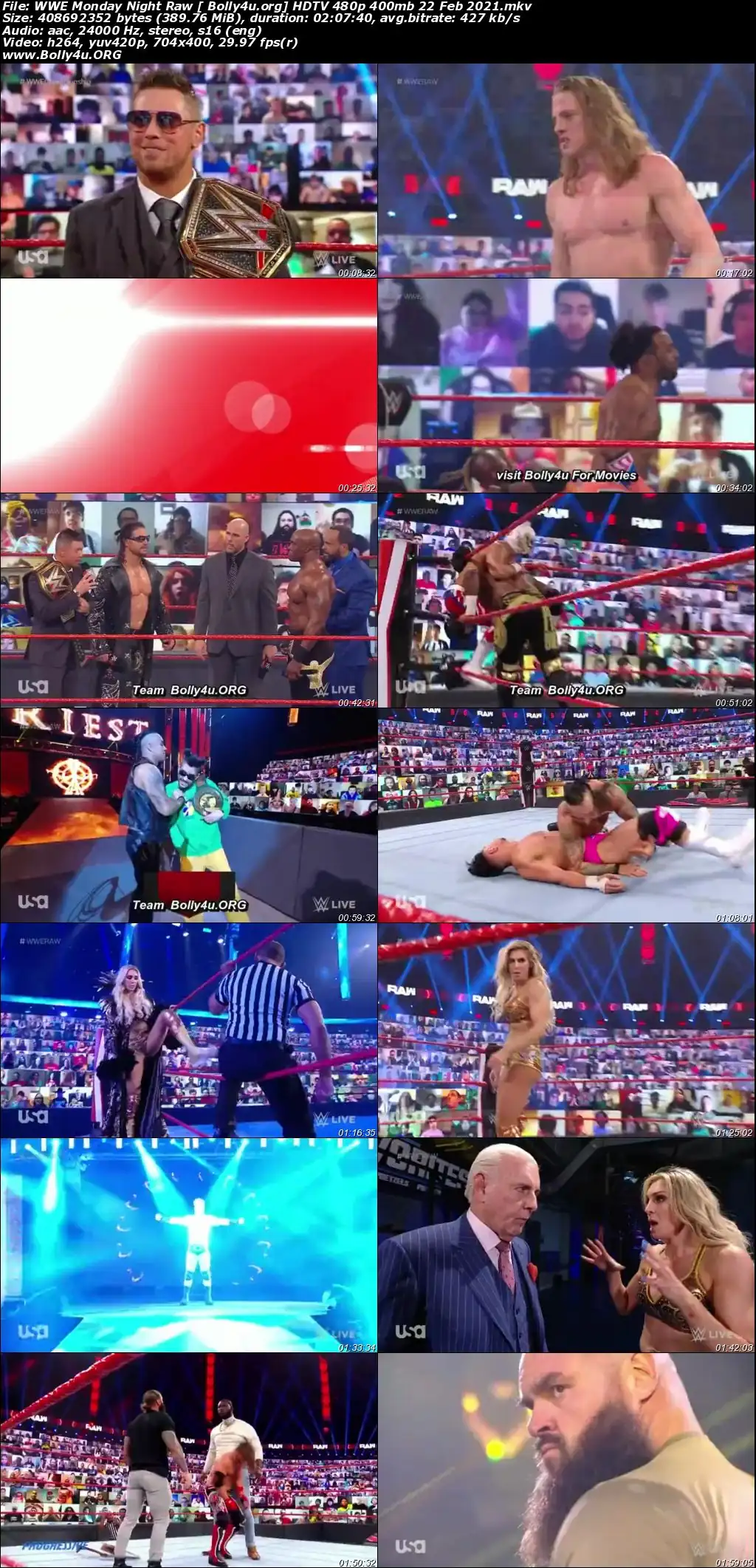 WWE Monday Night Raw HDTV 480p 400mb 22 Feb 2021 Download WWE Monday Night Raw HDTV 480p 400mb 22 Feb 2021 Download