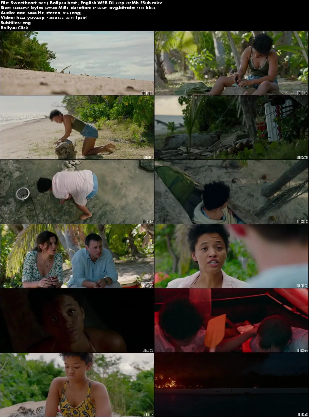 Sweetheart 2019 WEB-DL 700Mb English 720p ESub Download