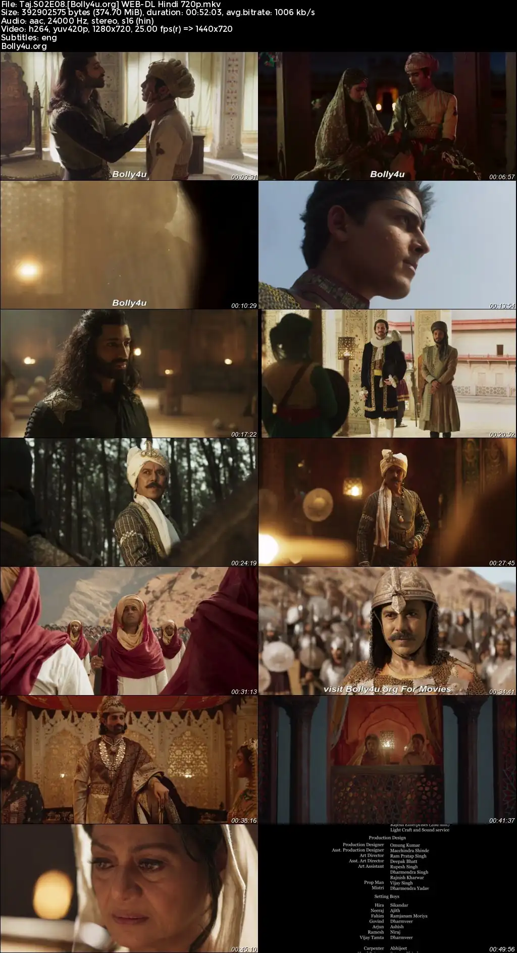 Taj 2023 WEB-DL Hindi S02 Complete Download 720p  480p