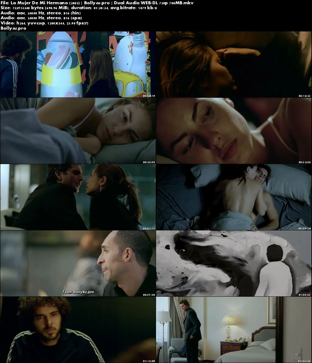 La Mujer De Mi Hermano 2005 WEB-DL 700MB Hindi Dual Audio 720p Download