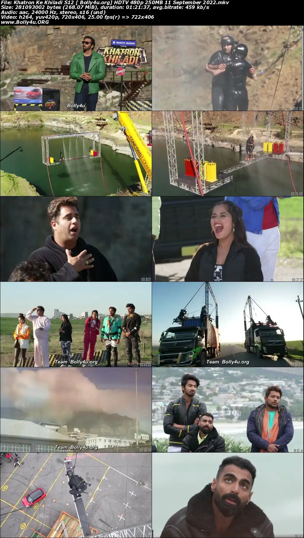 Khatron Ke Khiladi S12 HDTV 480p 250MB 11 September 2022 Download
