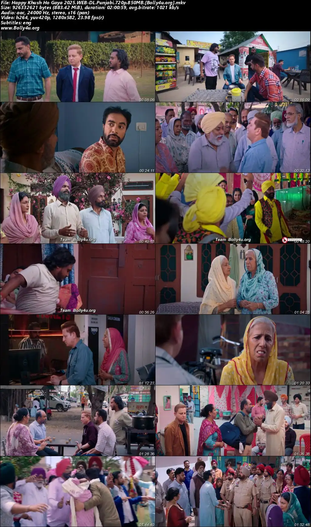 Happy Khush Ho Gaya 2025 WEB-DL Punjabi Full Movie Download 1080p  720p  480p