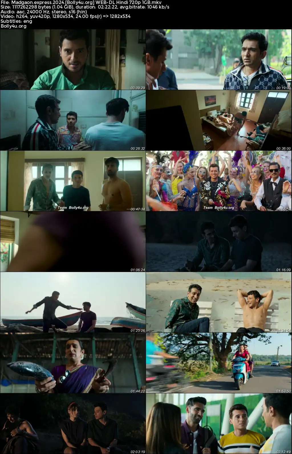 Madgaon Express 2024 WEB-DL Hindi Full Movie Download 1080p  720p  480p