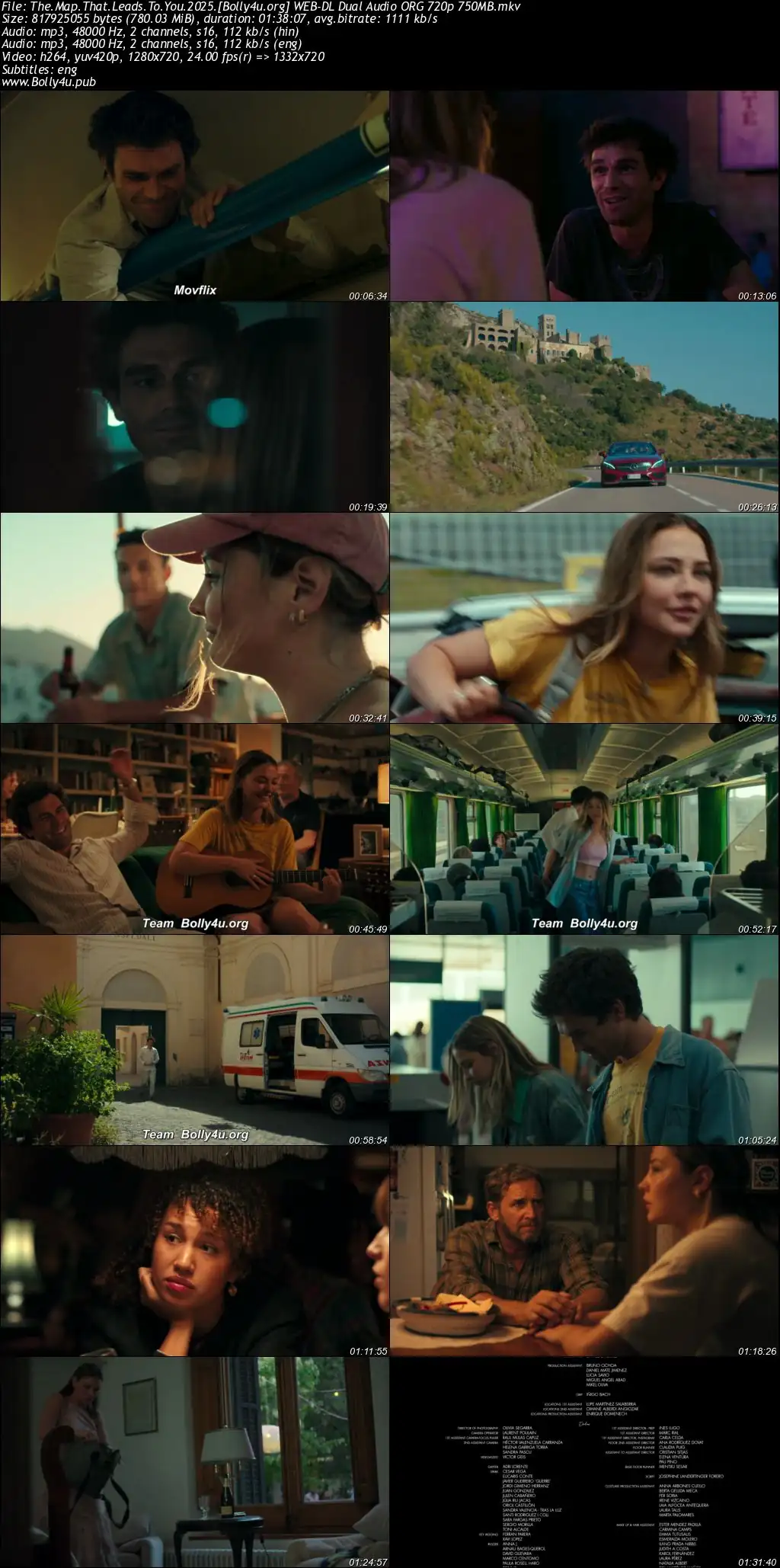 The Map That Leads To You 2025 WEB-DL Hindi Dual Audio ORG Full Movie Download 1080p  720p  480p