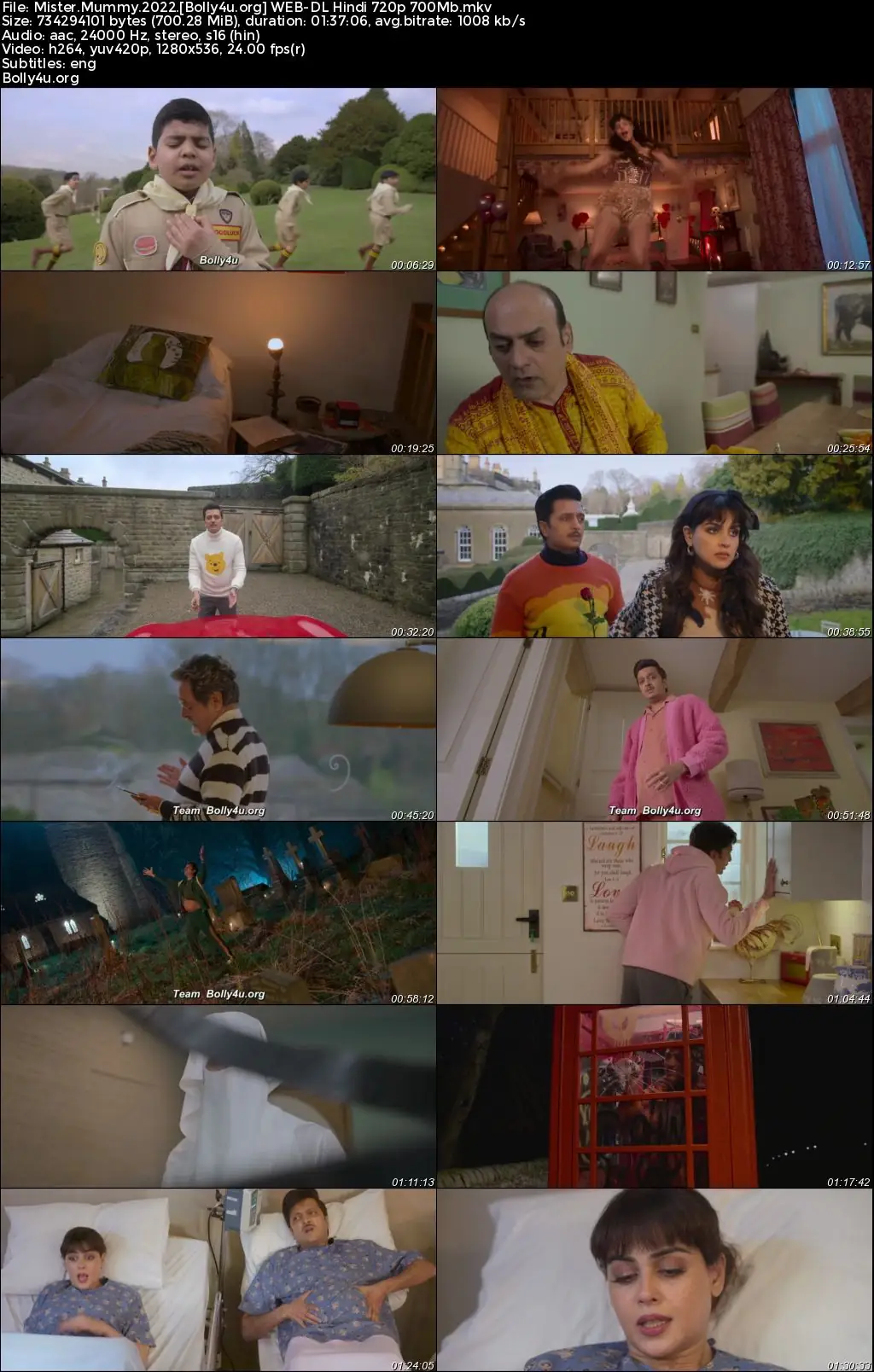 Mister Mummy 2022 WEB-DL Hindi Full Movie Download 1080p  720p  480p