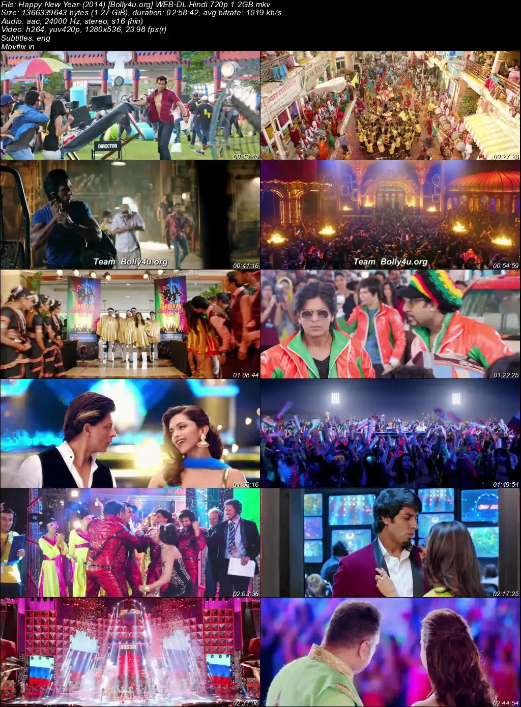 Happy New Year 2014 WEB-DL Hindi Full Movie Download 1080p  720p  480p
