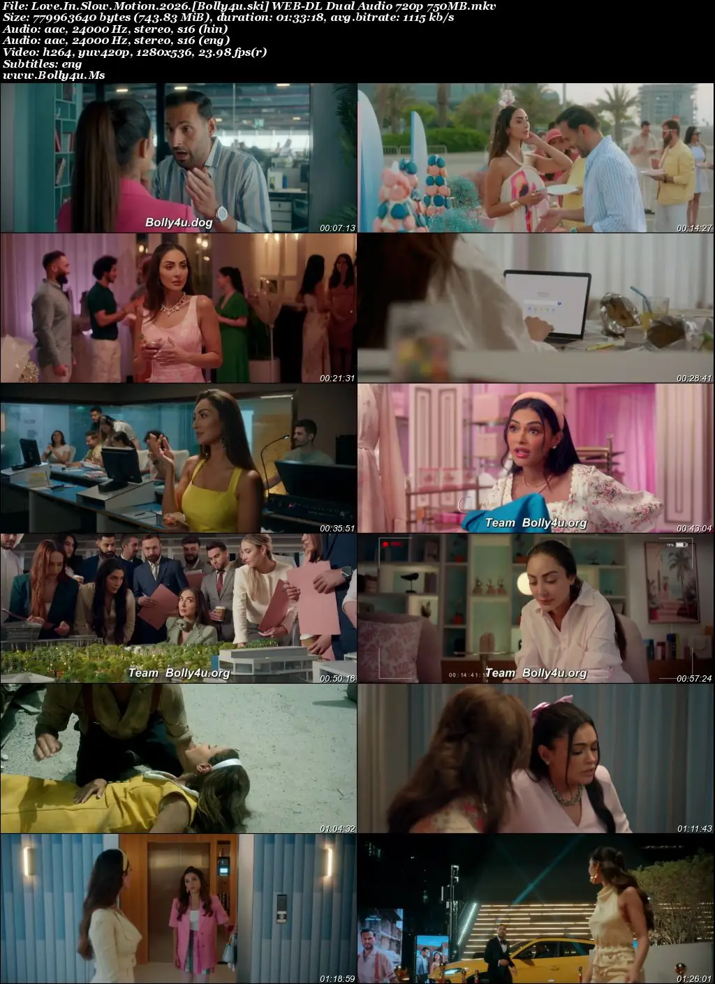 Love In Slow Motion 2026 WEB-DL Hindi Dual Audio ORG Full Movie Download 1080p  720p  480p