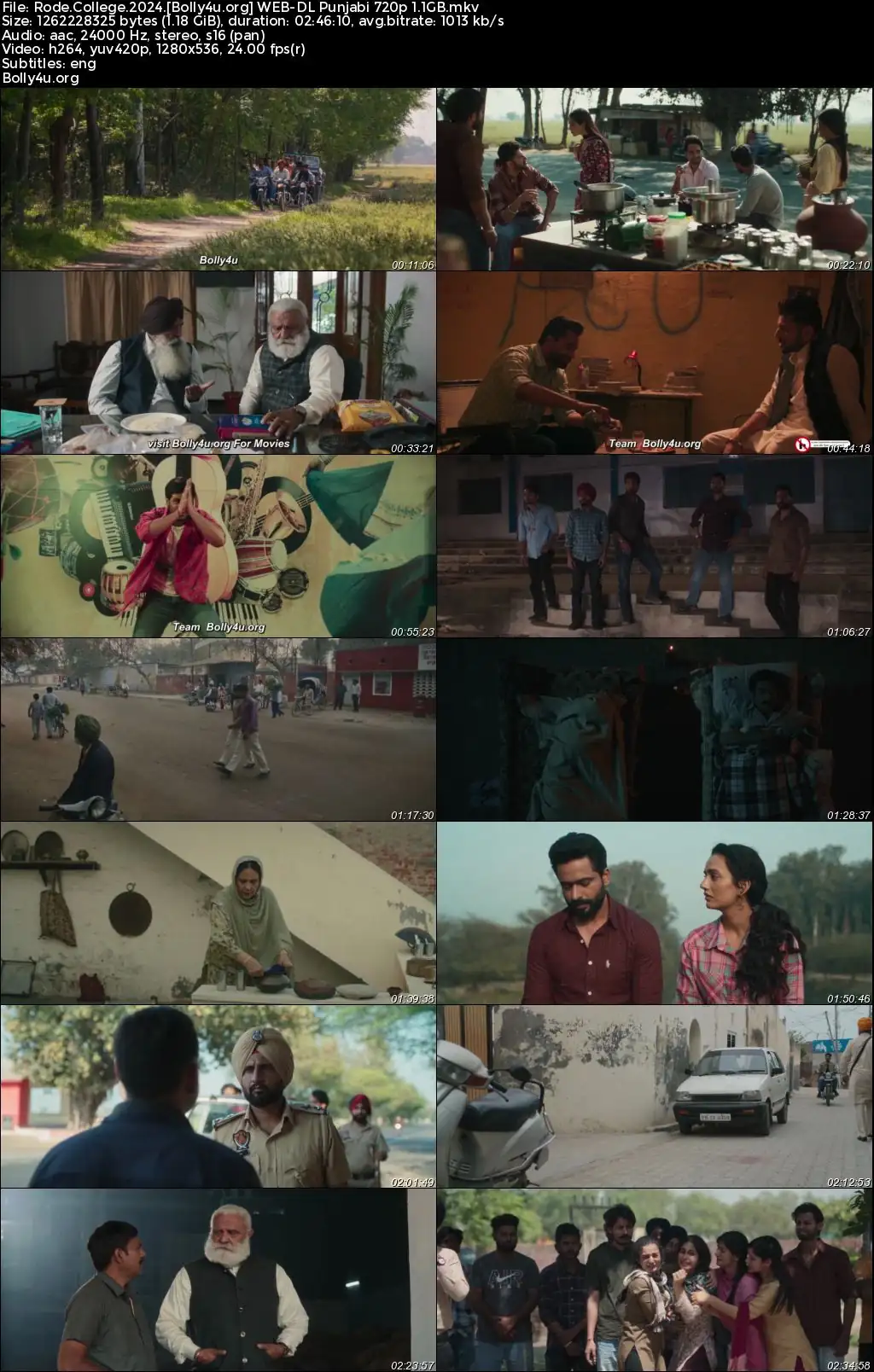 Rode College 2024 WEB-DL Punjabi Full Movie Download 1080p  720p  480p