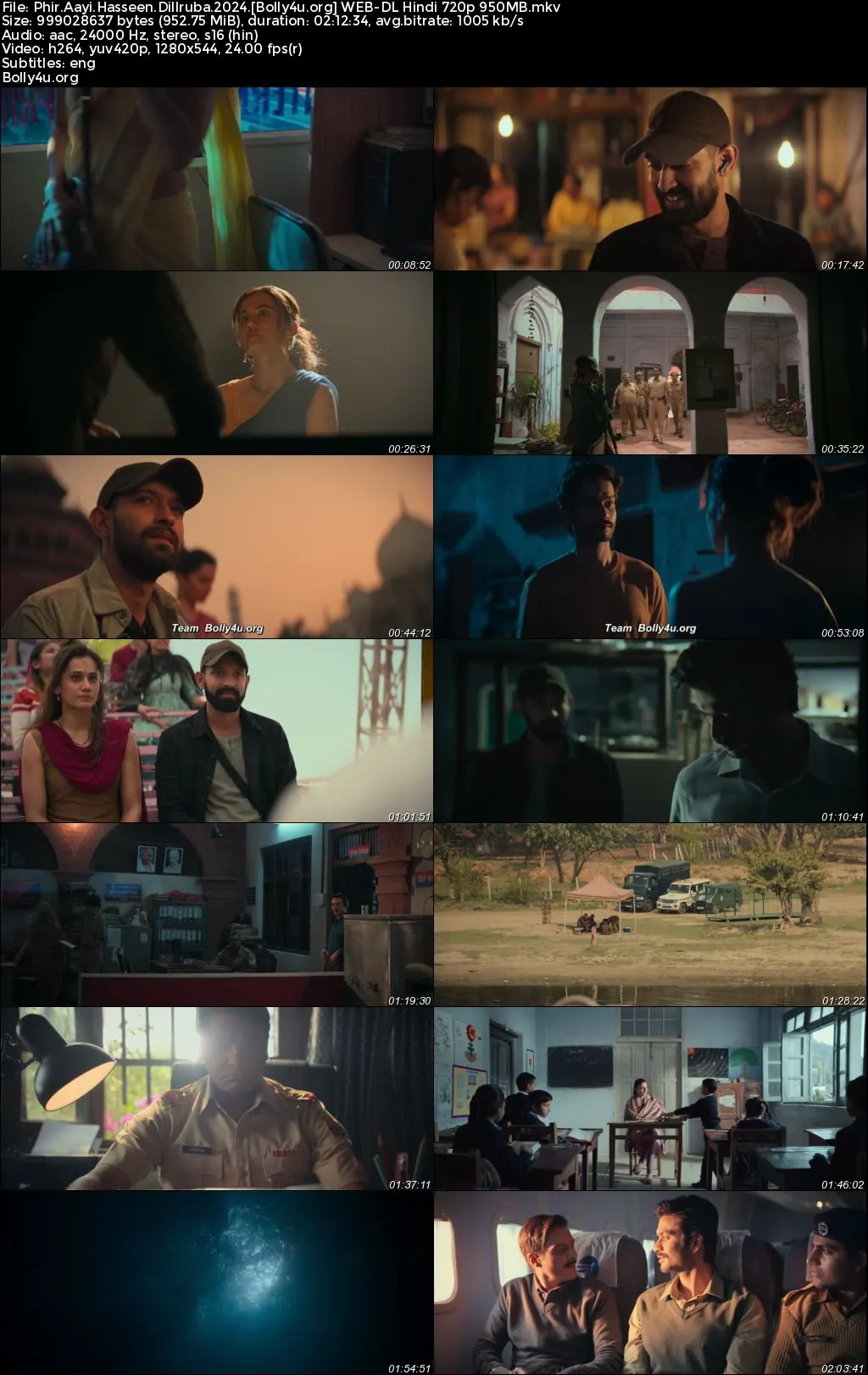Phir Aayi Hasseen Dillruba 2024 WEB-DL Hindi Full Movie Download 1080p  720p  480p