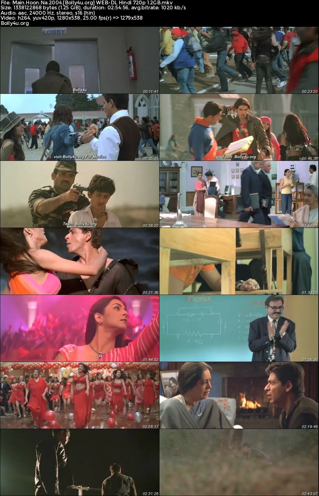 Main Hoon Na 2004 WEB-DL Hindi Full Movie Download 1080p  720p  480p