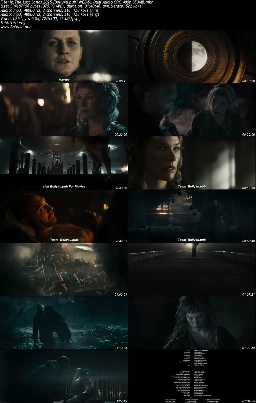 In The Lost Lands 2025 WEB-DL Hindi Dual Audio ORG Full Movie Download 1080p  720p  480p