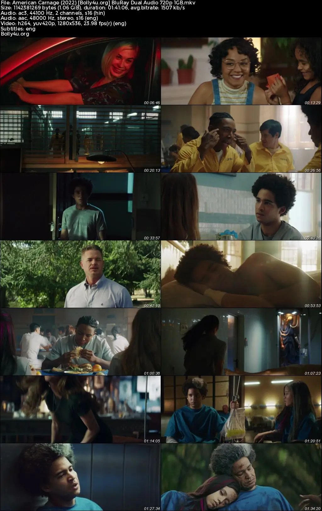 American Carnage 2022 BluRay Hindi Dual Audio Full Movie Download 720p  480p