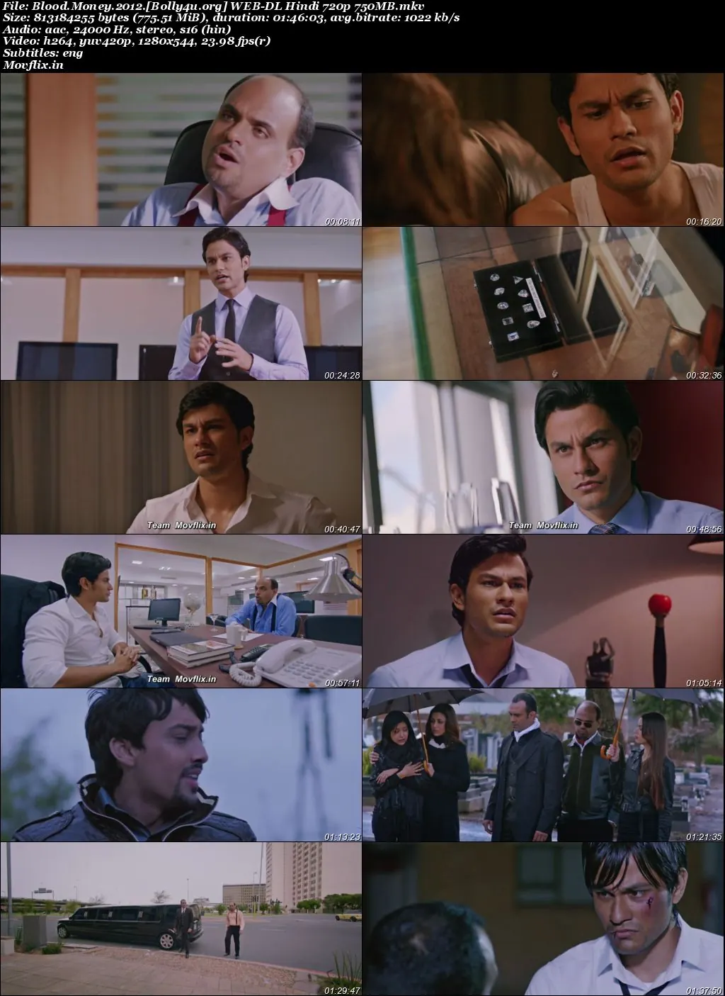 Blood Money 2012 WEB-DL Hindi Full Movie Download 1080p  720p  480p