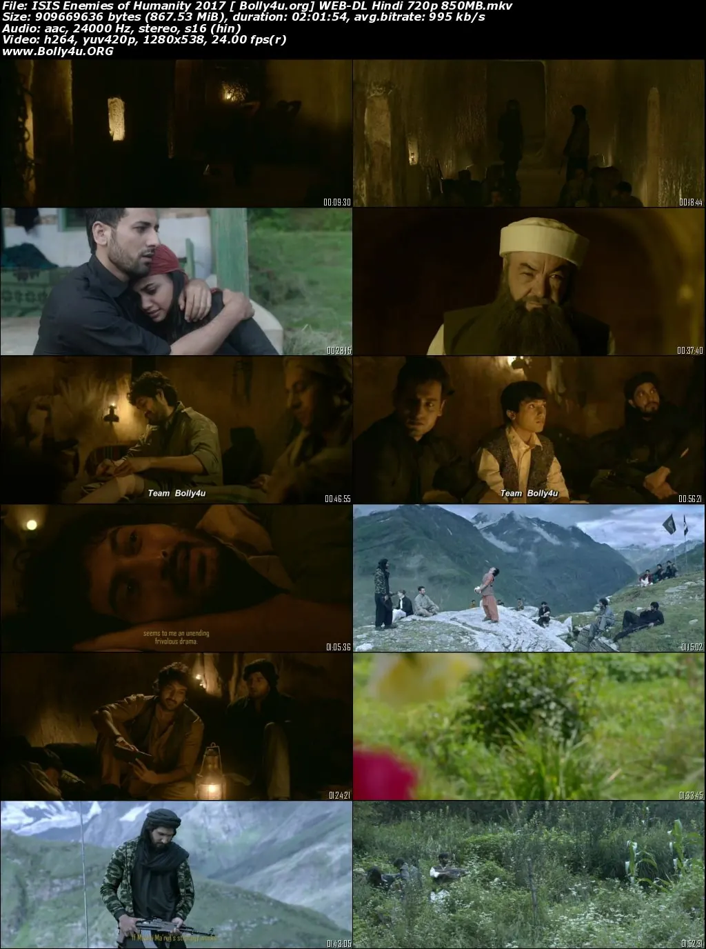 ISIS Enemies of Humanity 2017 WEB-DL 350MB Hindi Movie Download 480p