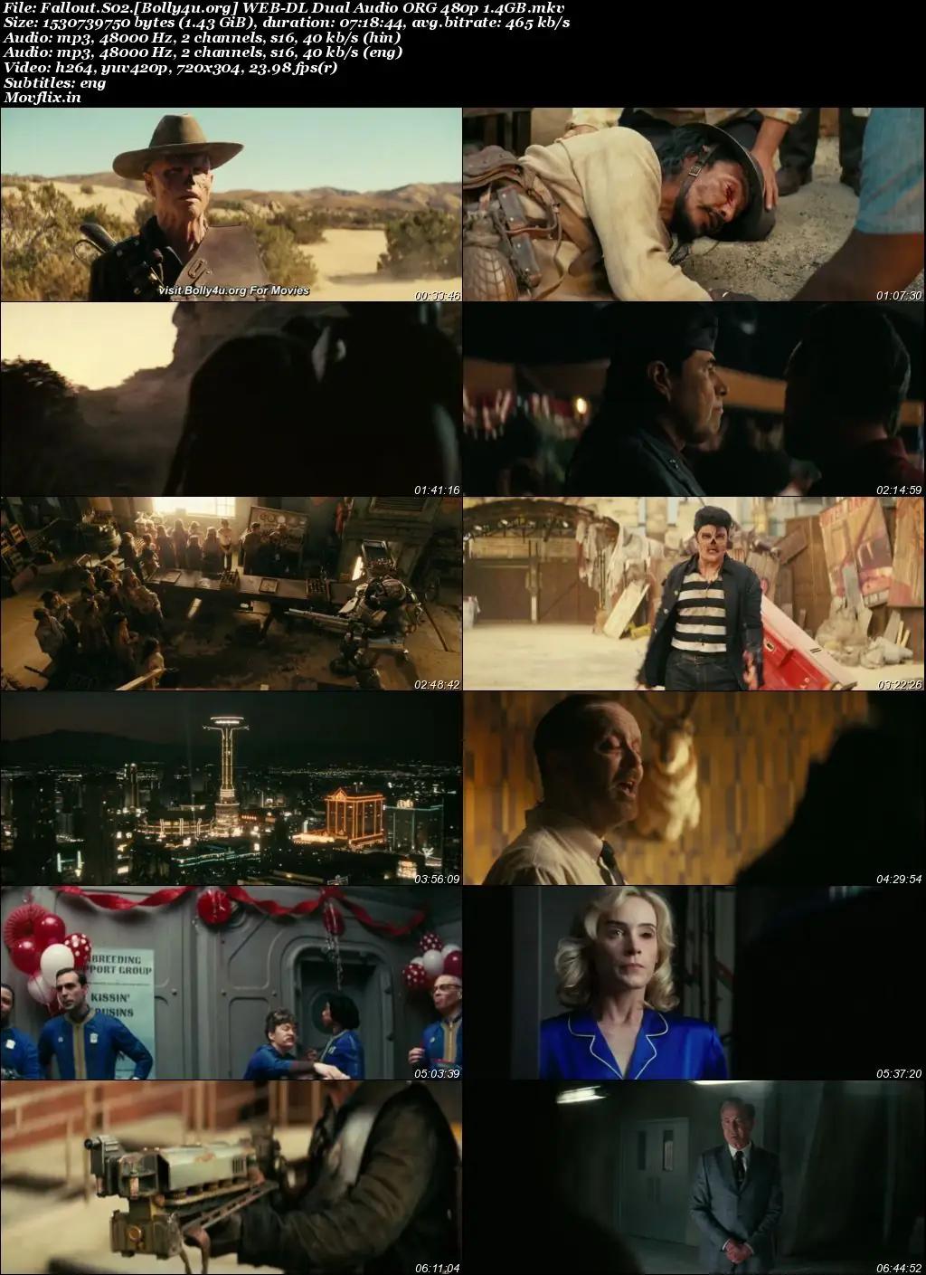 Fallout 2025 WEB-DL Hindi Dual Audio ORG S02 Complete Download 720p  480p