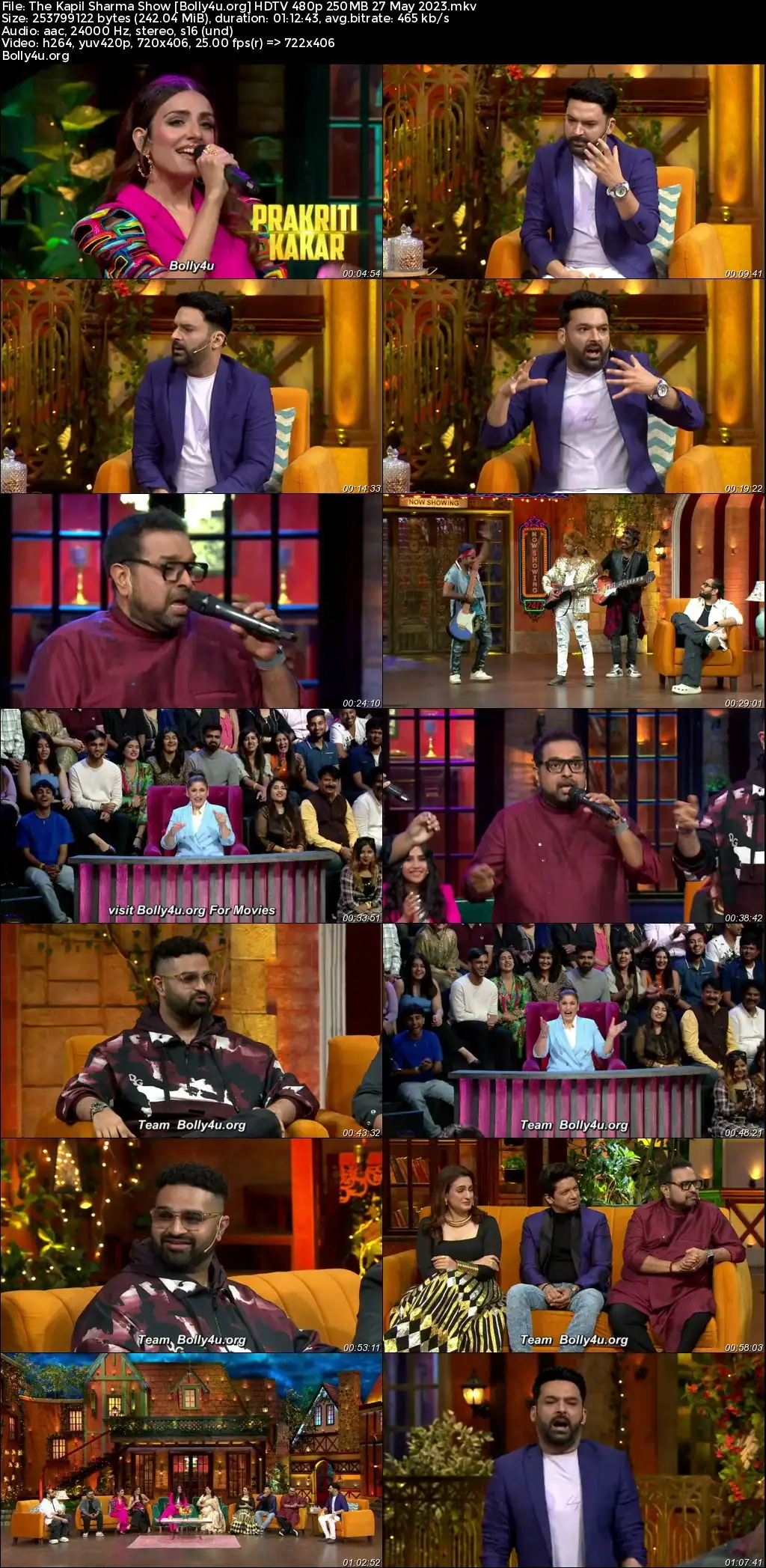 The Kapil Sharma Show HDTV 480p 250MB 27 May 2023 Download