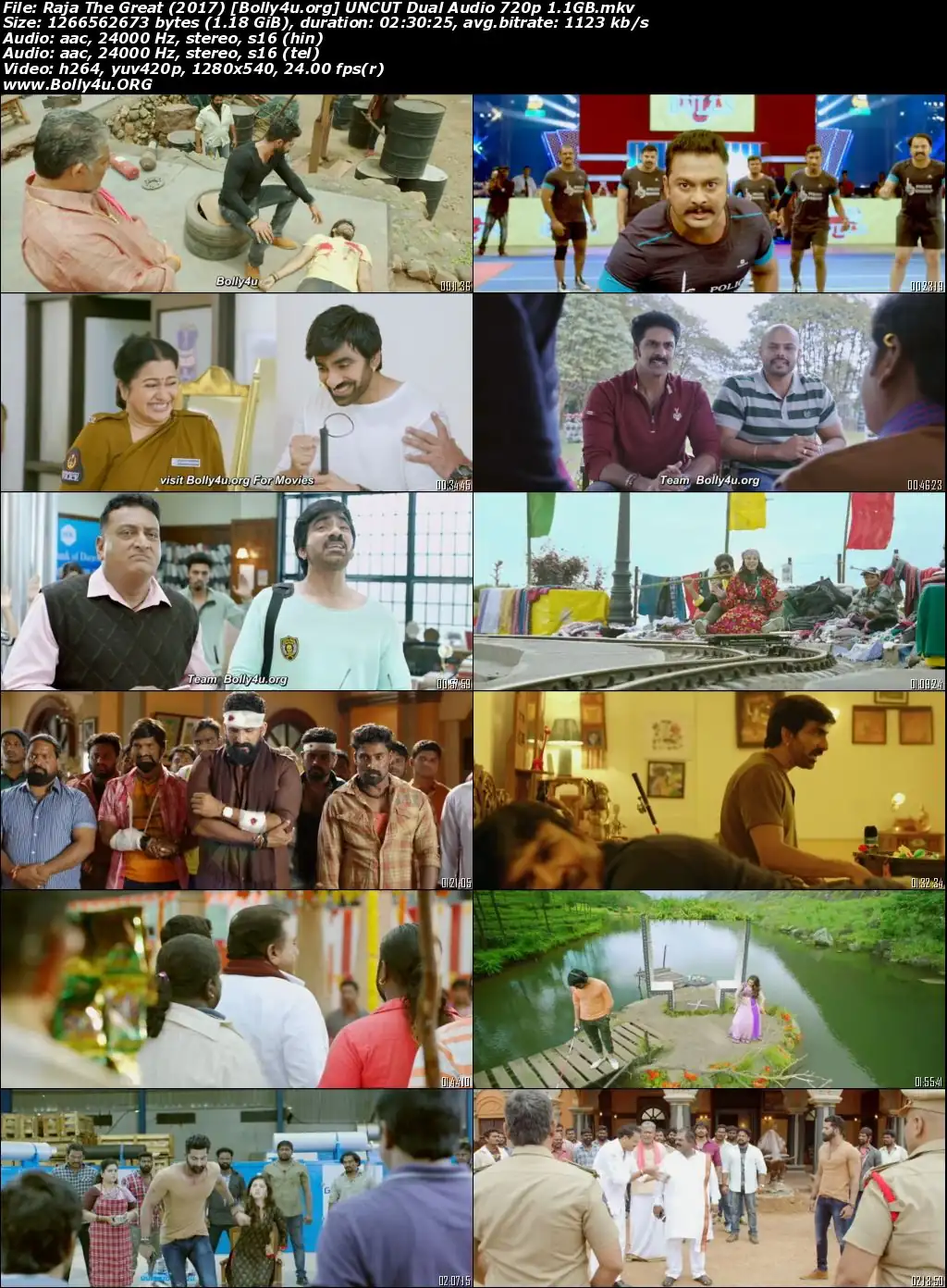 Raja The Great 2017 WEB-DL Hindi Dual Audio ORG Full Movie Download