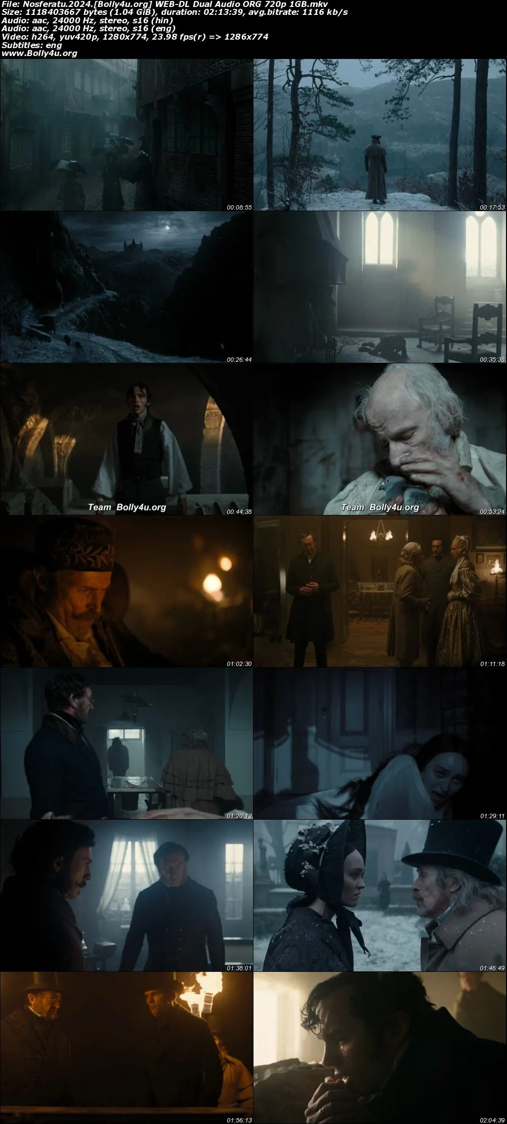 Nosferatu 2024 WEB-DL Hindi Dual Audio ORG Full Movie Download 1080p  720p  480p