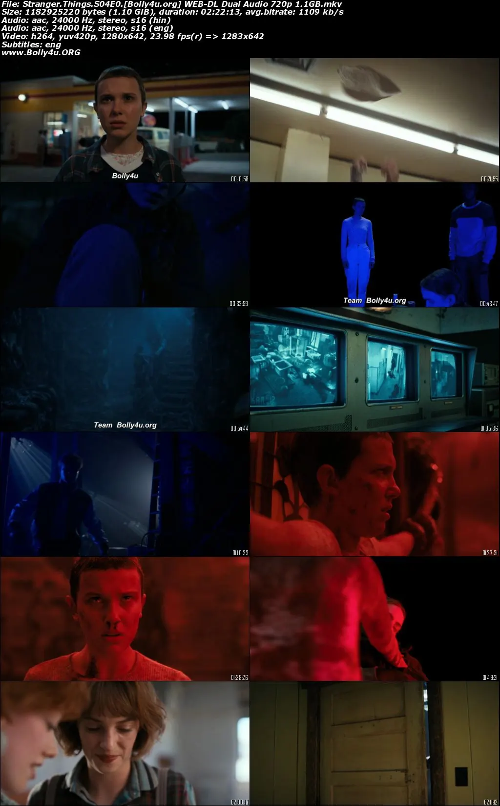 Stranger Things 2022 WEB-DL Hindi Dual Audio S04 VOL 2 Complete Download