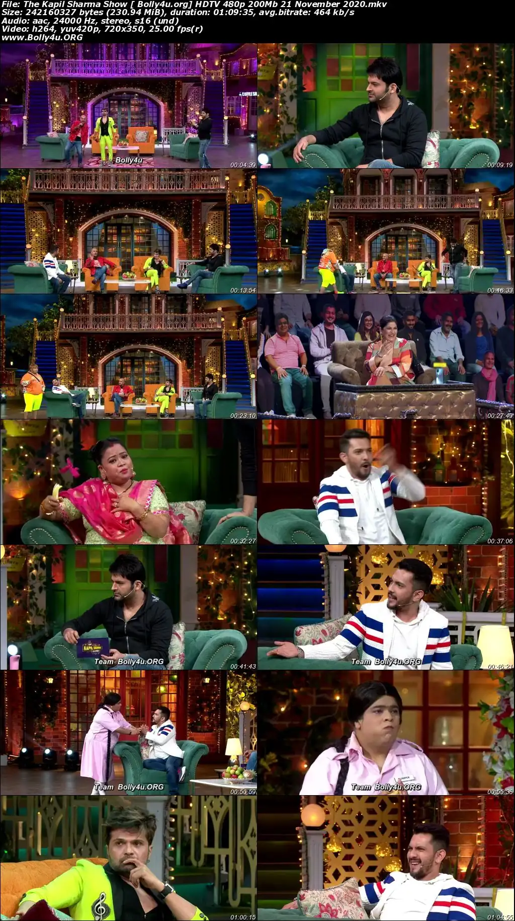 The Kapil Sharma Show HDTV 480p 200Mb 21 November 2020 Download