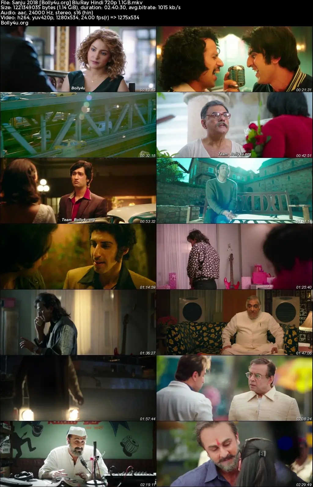 Sanju 2018 BluRay Hindi Full Movie Download 1080p  720p  480p