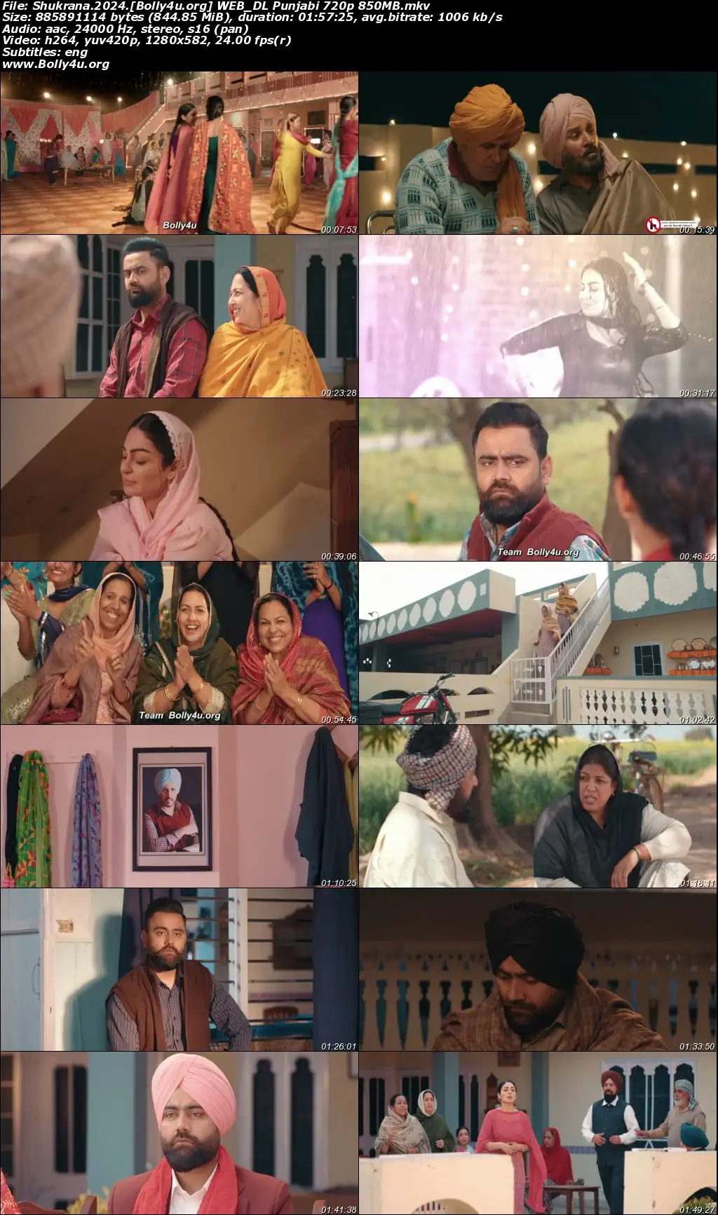 Shukrana 2024 WEB-DL Punjabi Full Movie Download 1080p  720p  480p