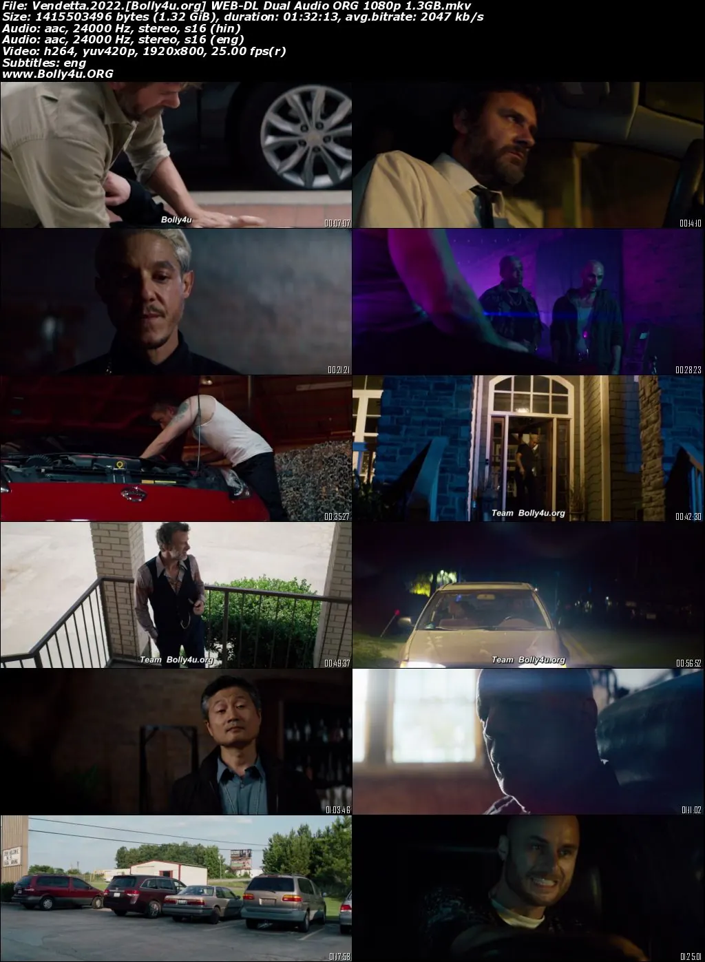 Vendetta 2022 WEB-DL Hindi Dual Audio ORG Full Movie Download