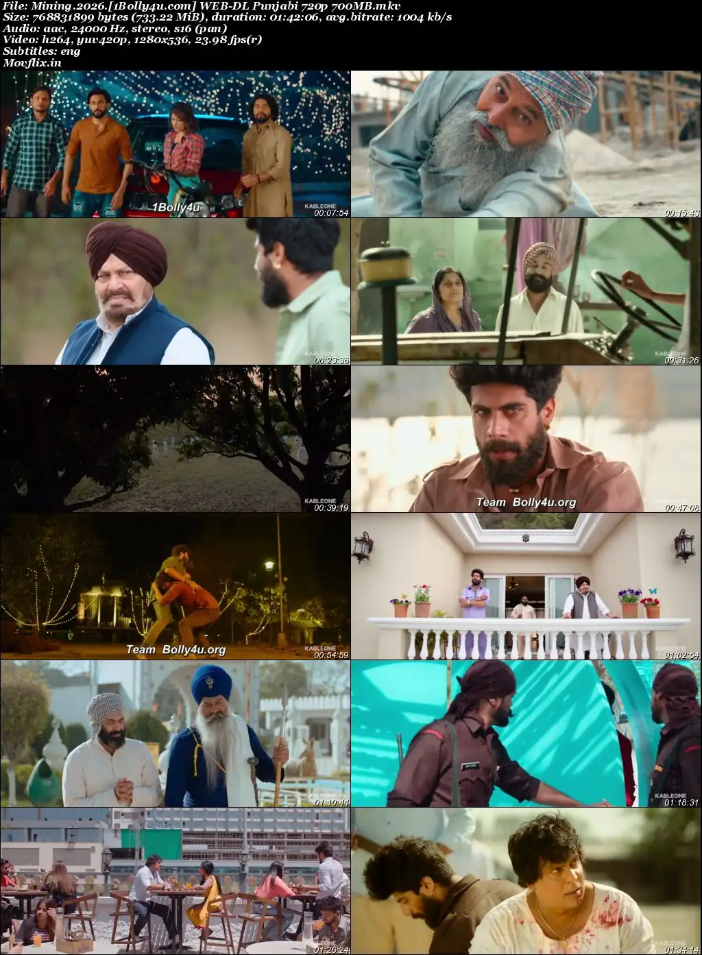 Mining Reyte Te Kabzaa 2023 WEB-DL Punjabi Full Movie Download 1080p  720p  480p