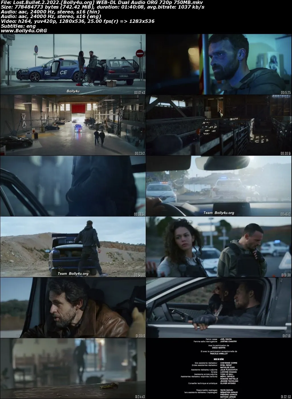 Lost Bullet 2 2022 WEB-DL Hindi Dual Audio ORG Full Movie Download 1080p  720p  480p