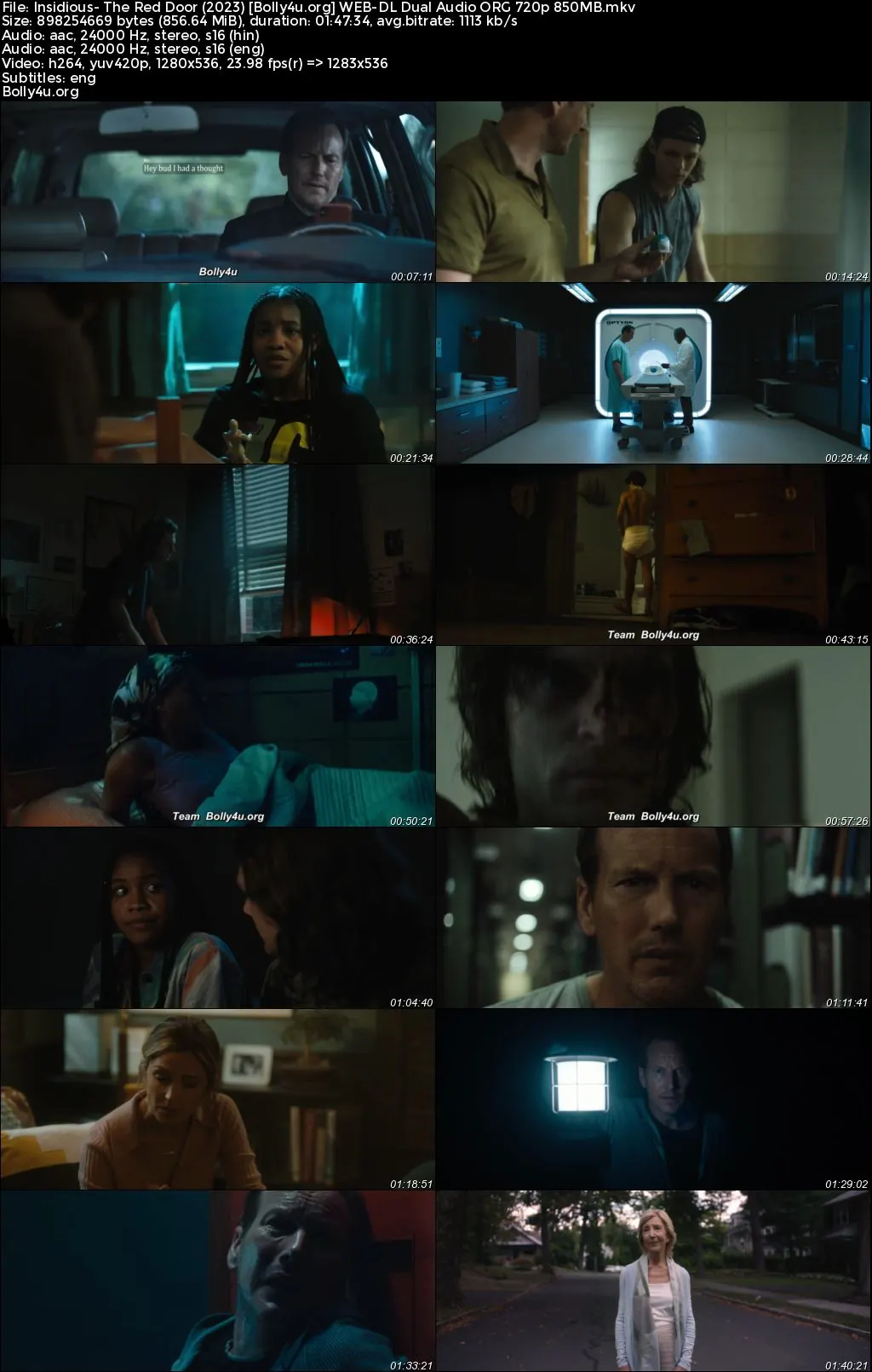Insidious The Red Door 2023 WEB-DL Hindi Dual Audio ORG Full Movie Download 1080p  720p  480p