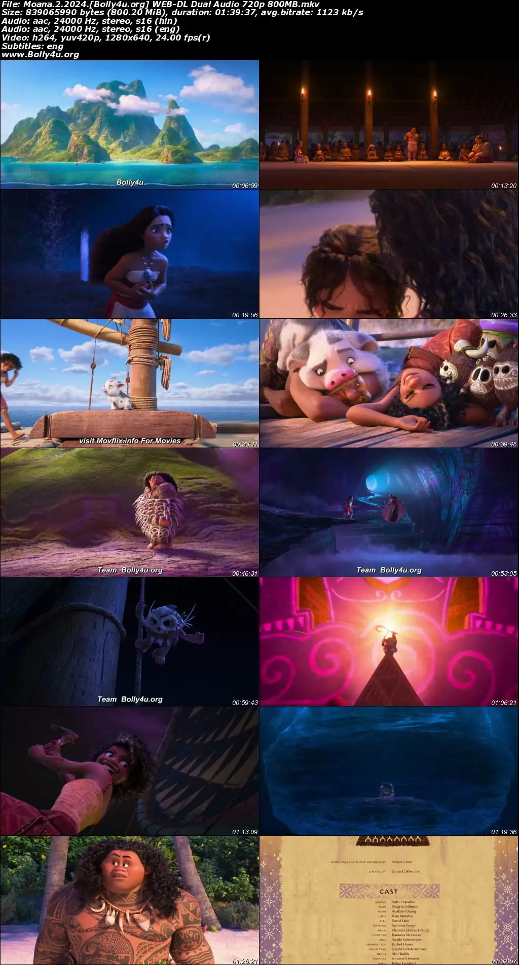 Moana 2 2024 WEB-DL Hindi Dual Audio ORG Full Movie Download 1080p  720p  480p
