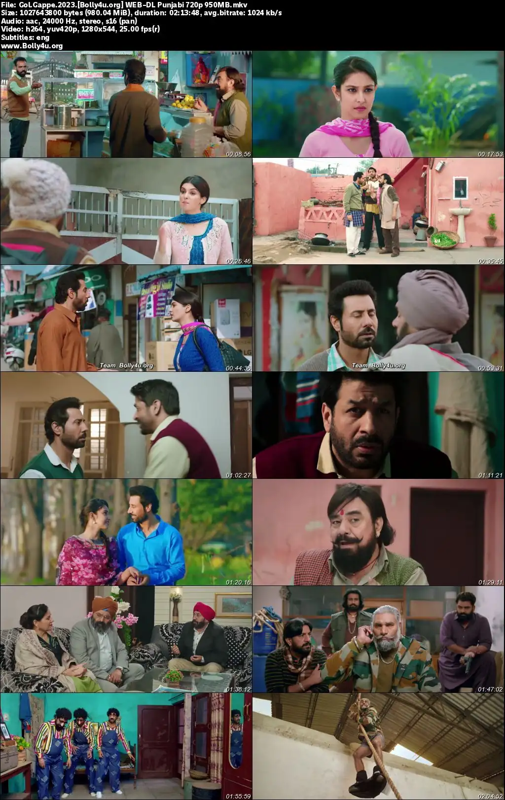 Gol Gappe 2023 WEB-DL Punjabi Full Movie Download 1080p  720p  480p