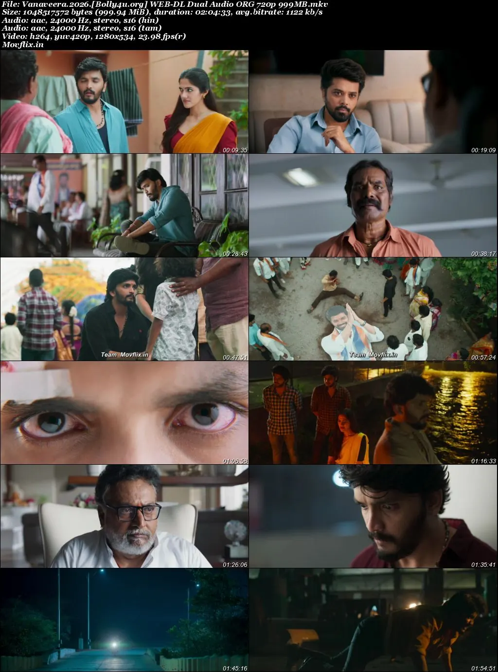 Vanaveera 2026 WEB-DL UNCUT Hindi Dual Audio ORG Full Movie Download 1080p  720p  480p