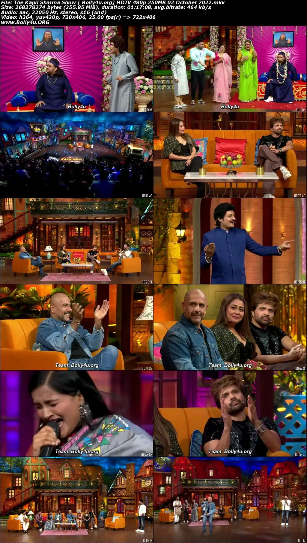 The Kapil Sharma Show HDTV 480p 250MB 02 October 2022 Download