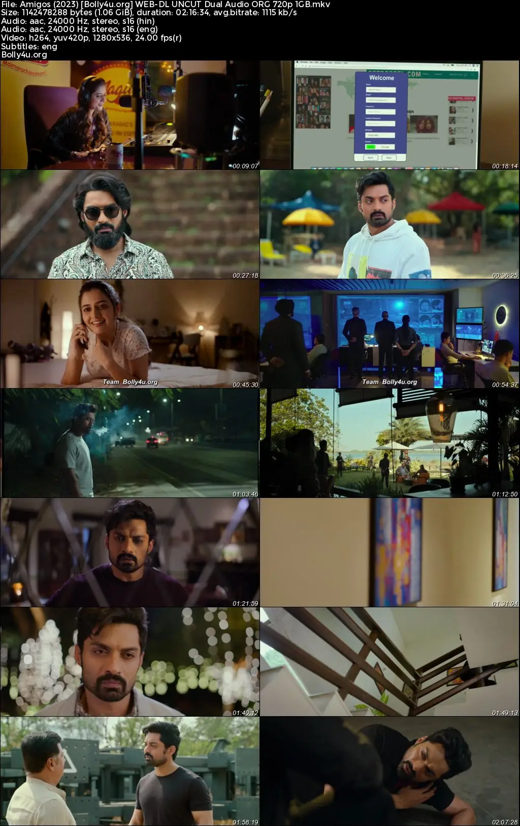 Amigos 2023 WEB-DL UNCUT Hindi Dual Audio ORG Full Movie Download 1080p  720p  480p