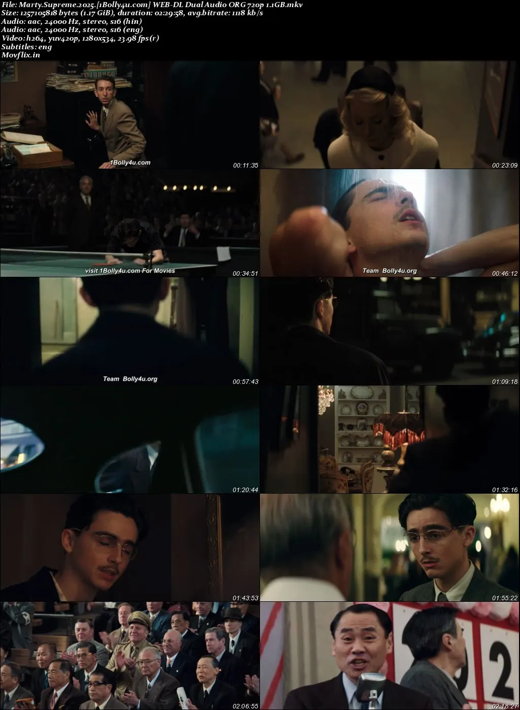 Marty Supreme 2025 WEB-DL Hindi Dual Audio ORG Full Movie Download 1080p  720p  480p