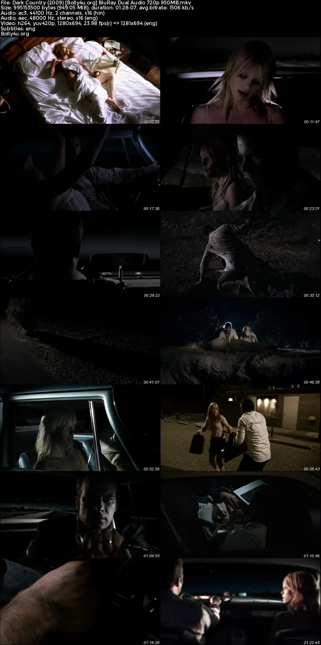 Dark Country 2009 BluRay Hindi Dual Audio Full Movie Download 720p  480p