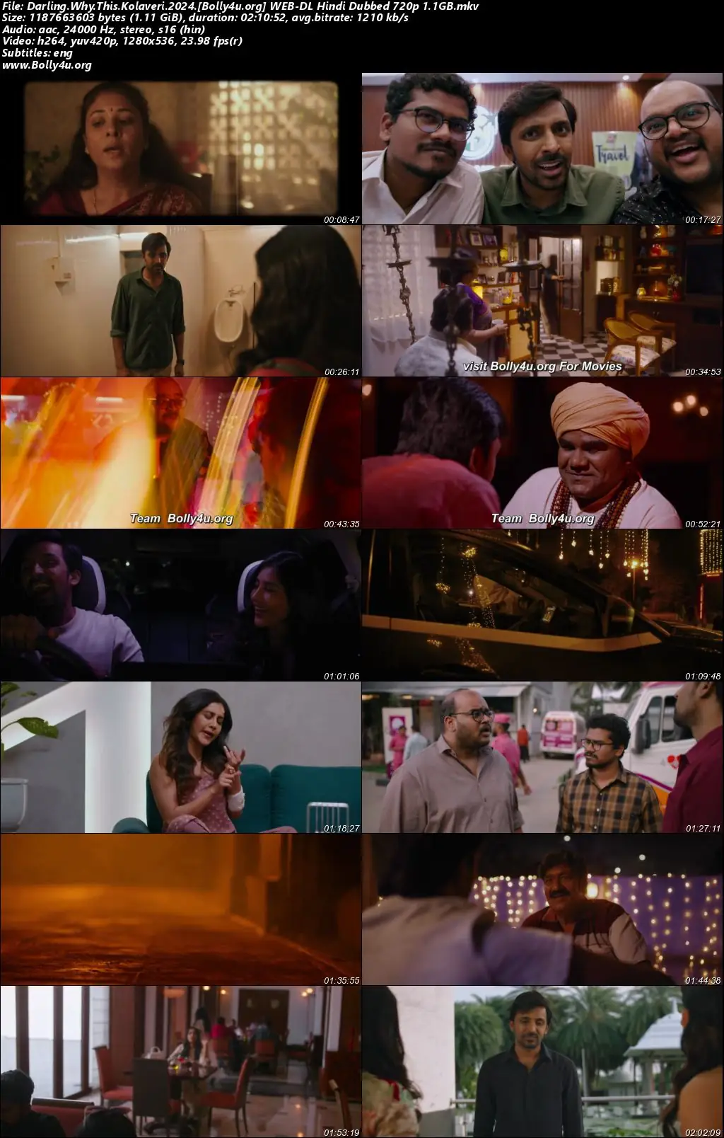 Darling Why This Kolaveri 2024 WEB-DL Hindi Dubbed ORG Full Movie Download 1080p  720p  480p