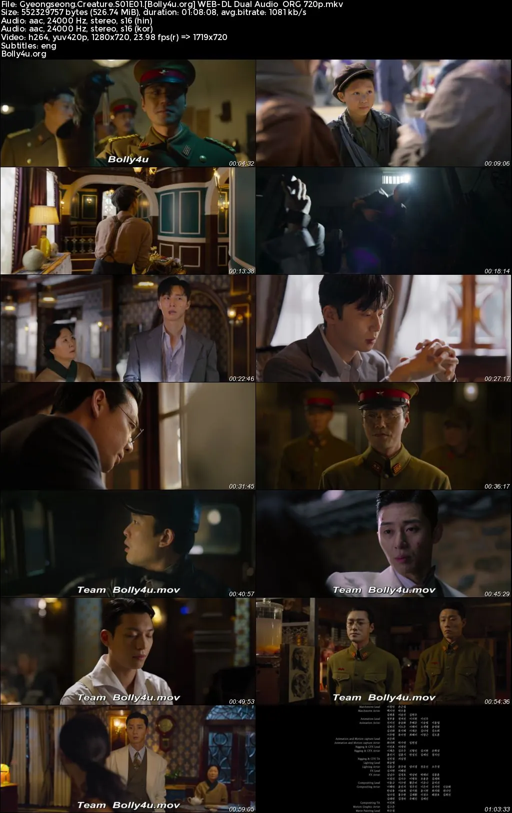 Gyeongseong Creature 2023 WEB-DL Hindi Dual Audio ORG S01 Part 01 Complete Download 720p  480p