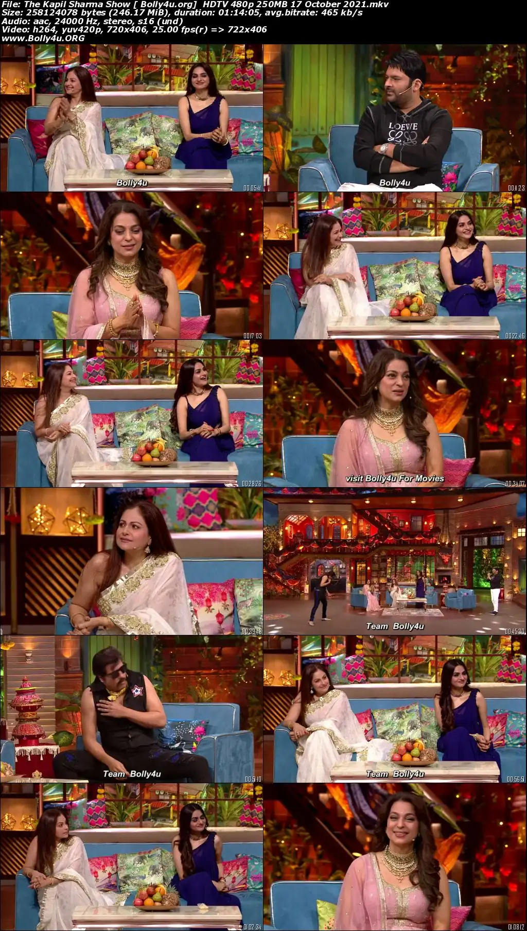 The Kapil Sharma Show HDTV 480p 250MB 17 October 2021 Download