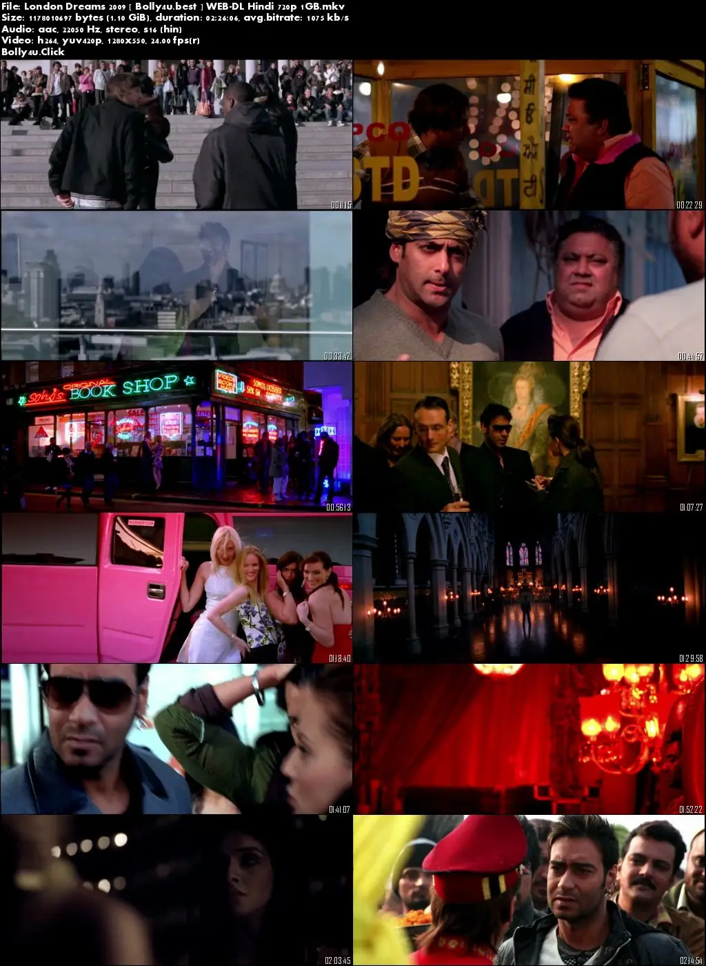 London Dreams 2009 WEB-DL 1Gb Hindi 720p Download