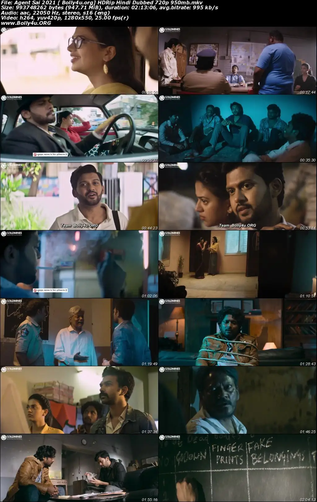 Agent Sai 2021 HDRip 400MB Hindi Dubbed 480p Download