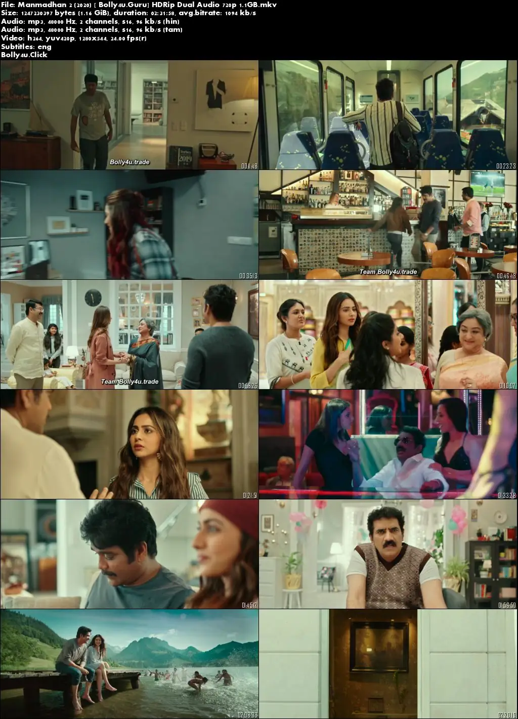 Manmadhan 2 2020 HDRip 1.1GB UNCUT Hindi Dual Audio 720p Download
