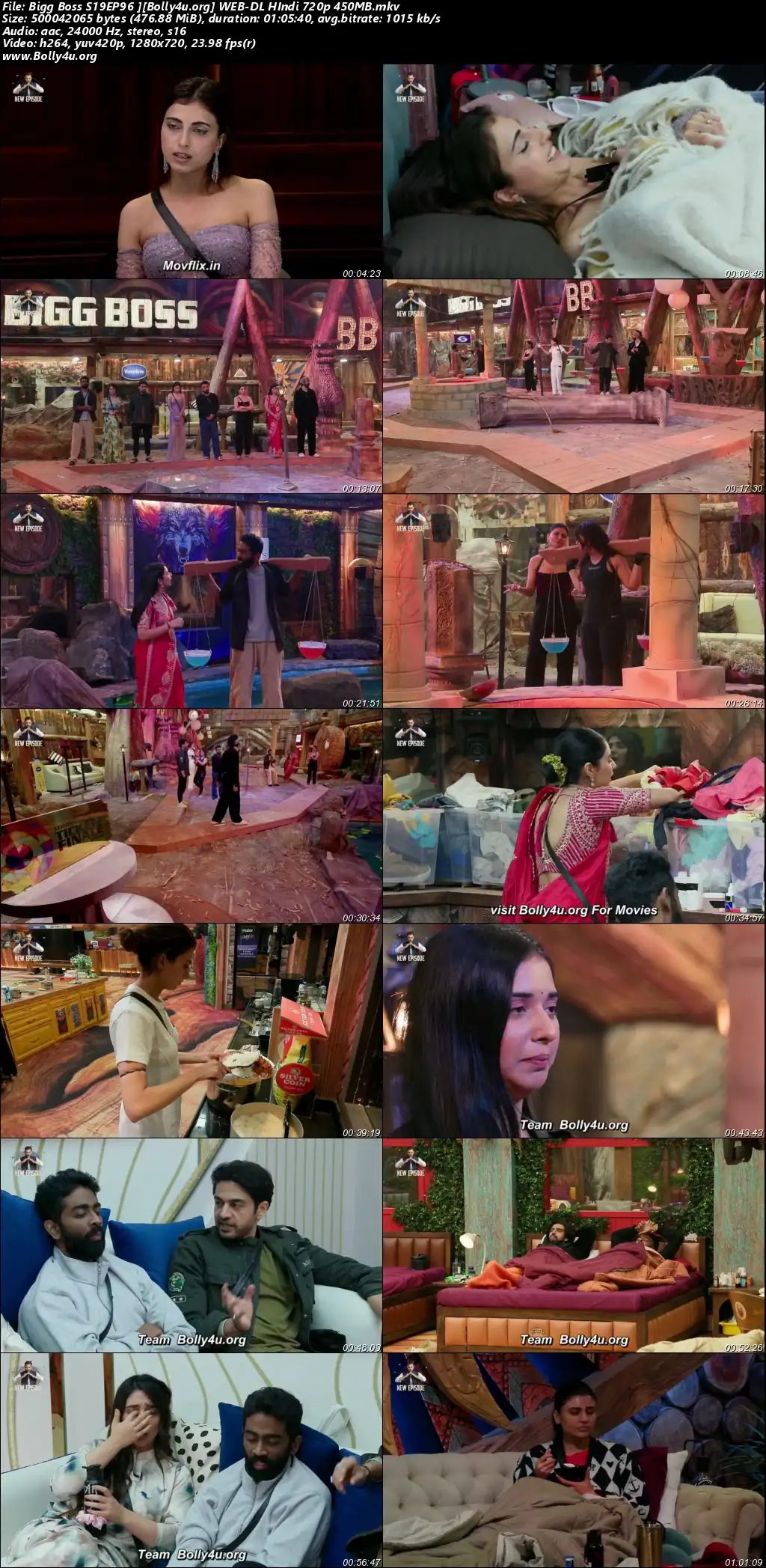 Bigg Boss 2025 WEB-DL Hindi S19EP96 Download 720p  480p