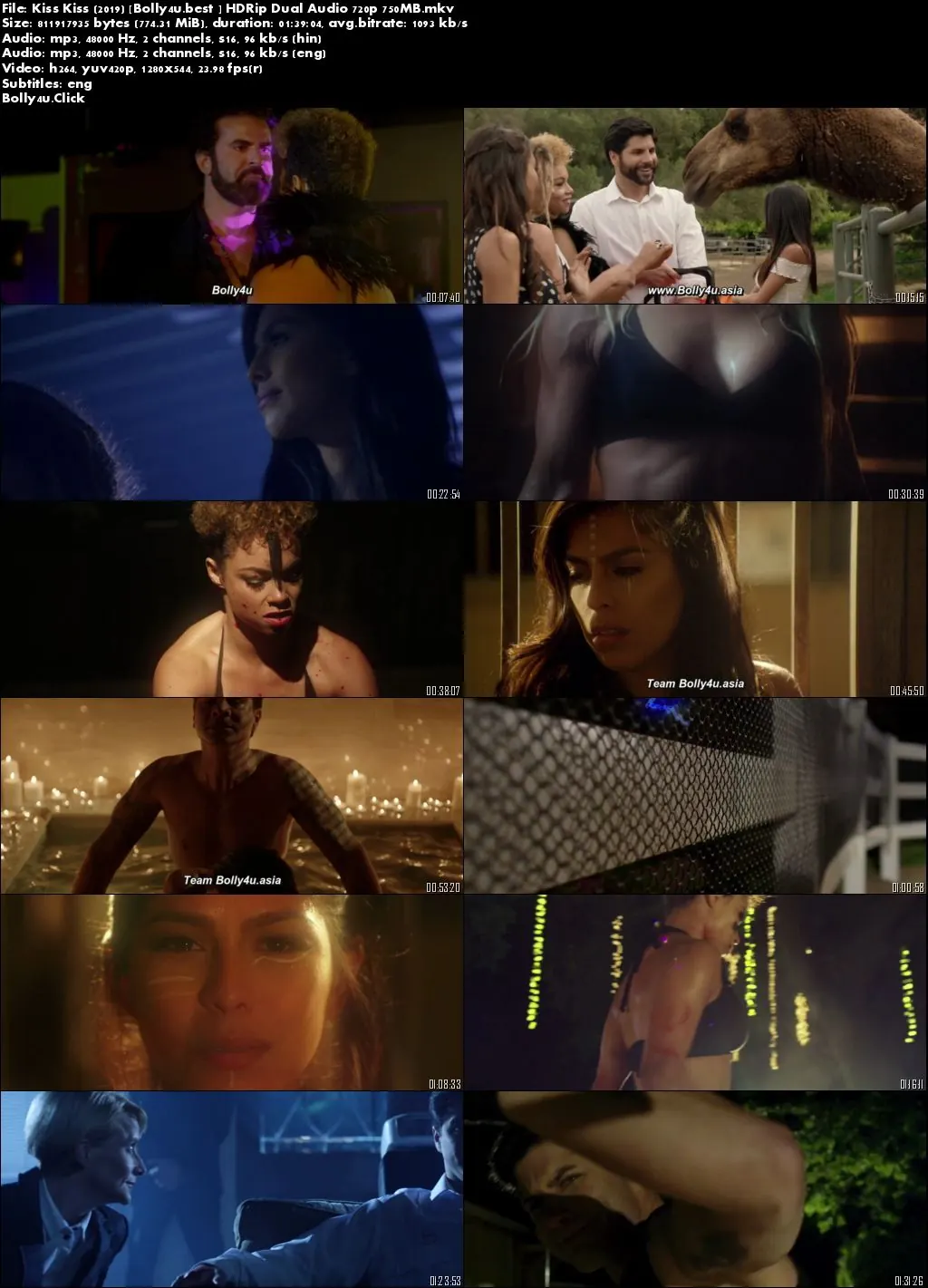 Kiss Kiss 2019 HDRip 300MB Hindi Dual Audio 480p Download